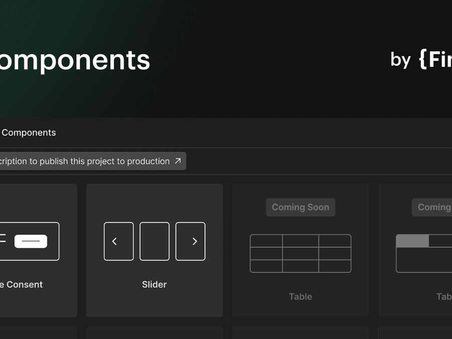 Finsweet : Attributes,  Client first,  Components