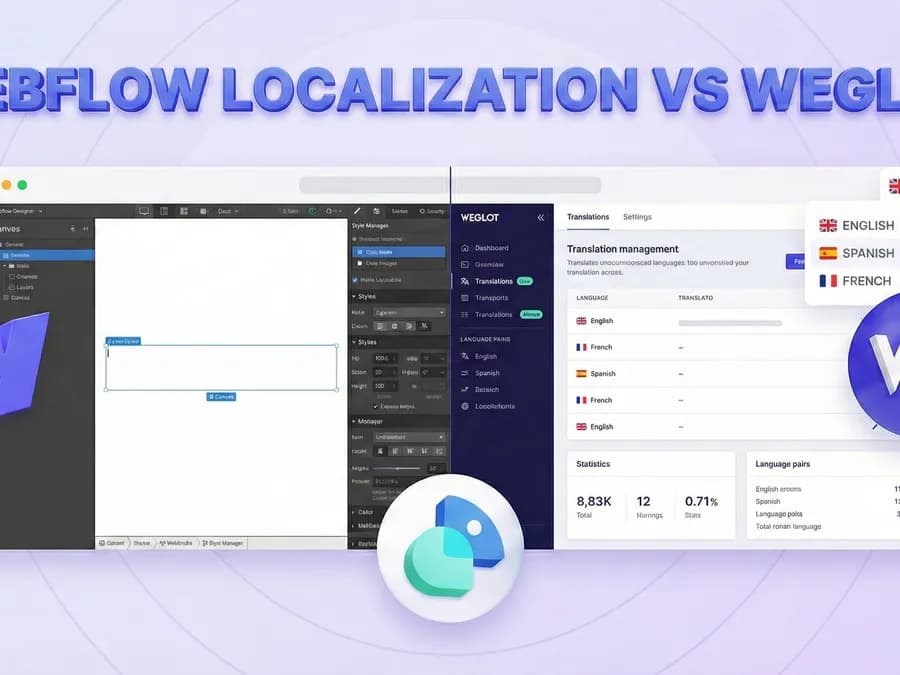Webflow Localization vs Weglot : quelle solution choisir ?