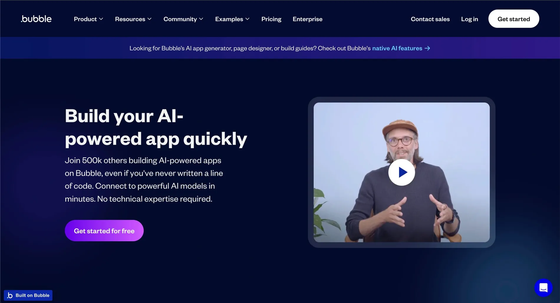 Bubble + IA en 2026 : créer une application no-code intelligente